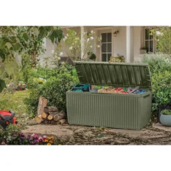 Baule in Resina SPRINGWOOD VERDE-Keter Discount