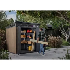 Casetta da Giardino in Resina SIGNATURE PENT 7X7 DOGHE-Keter Clearance