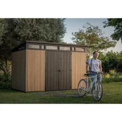 Casetta da Giardino in Resina SIGNATURE PENT 11X7 DOGHE-Keter Sale