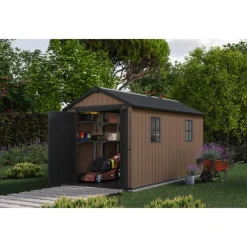 Casetta da Giardino in Resina NEWTON PLUS 1375 - Doppia Scelta di Montaggio-Keter Clearance