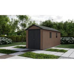 Casetta da Giardino in Resina NEWTON PLUS 7517 - Doppia Scelta di Montaggio-Keter New