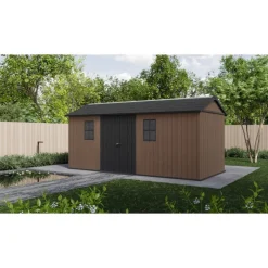 Casetta da Giardino in Resina NEWTON PLUS 7517 - Doppia Scelta di Montaggio-Keter New