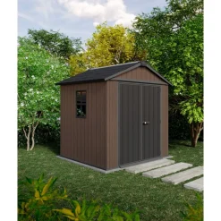 Casetta da Giardino in Resina NEWTON PLUS 757 - Doppia Scelta di Montaggio-Keter Online