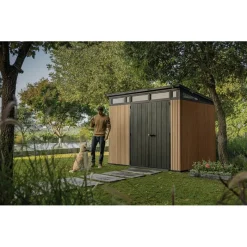 Casetta da Giardino in Resina SIGNATURE PENT 9X7 DOGHE-Keter Online