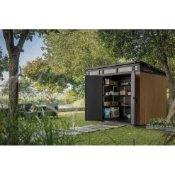 Casetta da Giardino in Resina SIGNATURE PENT 9X7 DOGHE-Keter Online