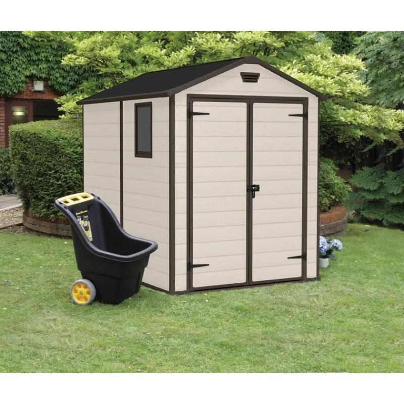 Casetta da Giardino in Resina MANOR 6x8 Beige-Keter Clearance