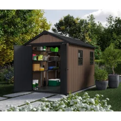 Casetta da Giardino in Resina NEWTON PLUS 759 - Doppia Scelta di Montaggio-Keter Best