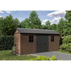 Casetta da Giardino in Resina NEWTON PLUS 1575 - Doppia Scelta di Montaggio-Keter Outlet