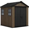 Casetta da Giardino in Resina SIGNATURE APEX 775 NOCE - Doppia scelta di montaggio-Keter