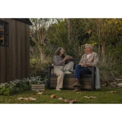 Casetta da Giardino in Resina SIGNATURE APEX 759 NOCE - Doppia scelta di montaggio-Keter