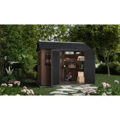 Casetta da Giardino in Resina NEWTON PLUS 975 - Doppia Scelta di Montaggio-Keter Online