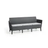 Divano 3 Posti SALEMO Grafite-Keter Online