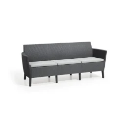 Divano 3 Posti SALEMO Grafite-Keter Online