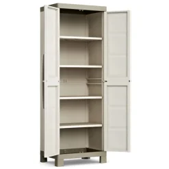 Excellence Alto 4 Ripiani Regolabili - ISTA 6 - 65X45X182H-Keter Clearance