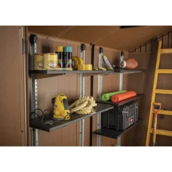 KIT SCAFFALI 100 cm Nero-Keter Best