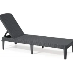 Lettino sdraio JAIPUR grafite-Keter Discount
