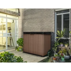 Portattrezzi in Resina STORE IT OUT DARWIN MARRONE-Keter Clearance