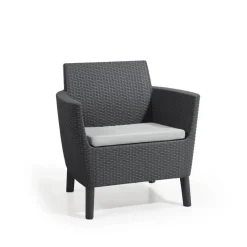 Set Lounge 2 posti SALEMO Grafite-Keter New