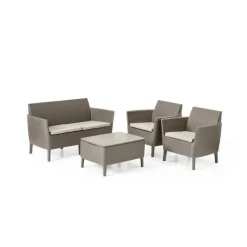 Set Lounge 2 posti SALEMO Cappuccino-Keter Online