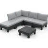 Set Lounge Modulare ELEMENTS Grafite-Keter New