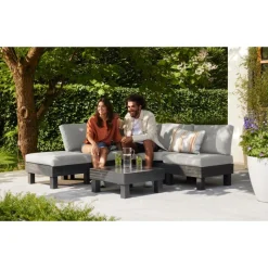 Set Lounge Modulare ELEMENTS Grafite-Keter New