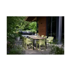 Tavolo PORTO 160 effetto Legno struttura Grafite-Keter Sale