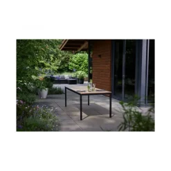 Tavolo PORTO 200 effetto Legno struttura Grafite-Keter Best