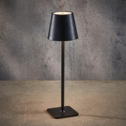 Lampada da Tavolo colore Nero LED Multicolore USB-C-Edelman Outlet