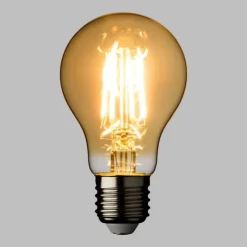 Lampadina E27 Vintage Goccia Ø 60 Bianco Caldo 4W-Lotti New