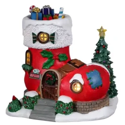 Elf Village Pack con Neve in Omaggio-Lemax Online