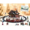 North Pole Railway Pack con Neve in Omaggio-Lemax Hot