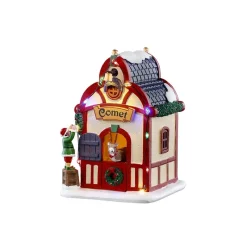 Santa's Reindeer Deluxe Pack con Neve in Omaggio-Lemax Clearance