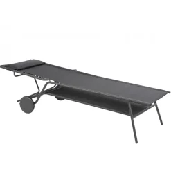 Lettino MIAMI HIGH DUO LFM5172 Obsidian-LaFuma Discount