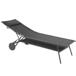 Lettino MIAMI HIGH DUO LFM5172 Obsidian-LaFuma Discount