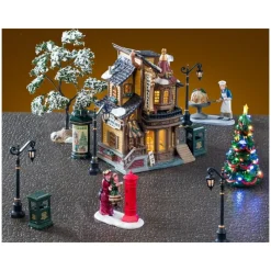 Lucy's Chocolate Shop Set con Alimentatore 4.5V Cod. 56677-Lemax Clearance