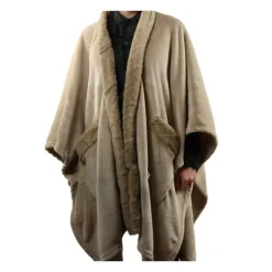 Mantella Calda Gaby Throw 125 x 175 cm Colore Sand-Unique Living Hot