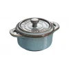 Mini Cocotte 10 cm Ancient Turquoise in Ceramica-Staub Best