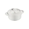 Mini Cocotte 10 cm Bianca in Ceramica-Staub New