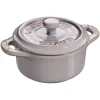 Mini Cocotte 10 cm Grigia Graphite in Ceramica-Staub