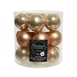 Mini palline in vetro da appendere. Set di 18-Kaemingk New