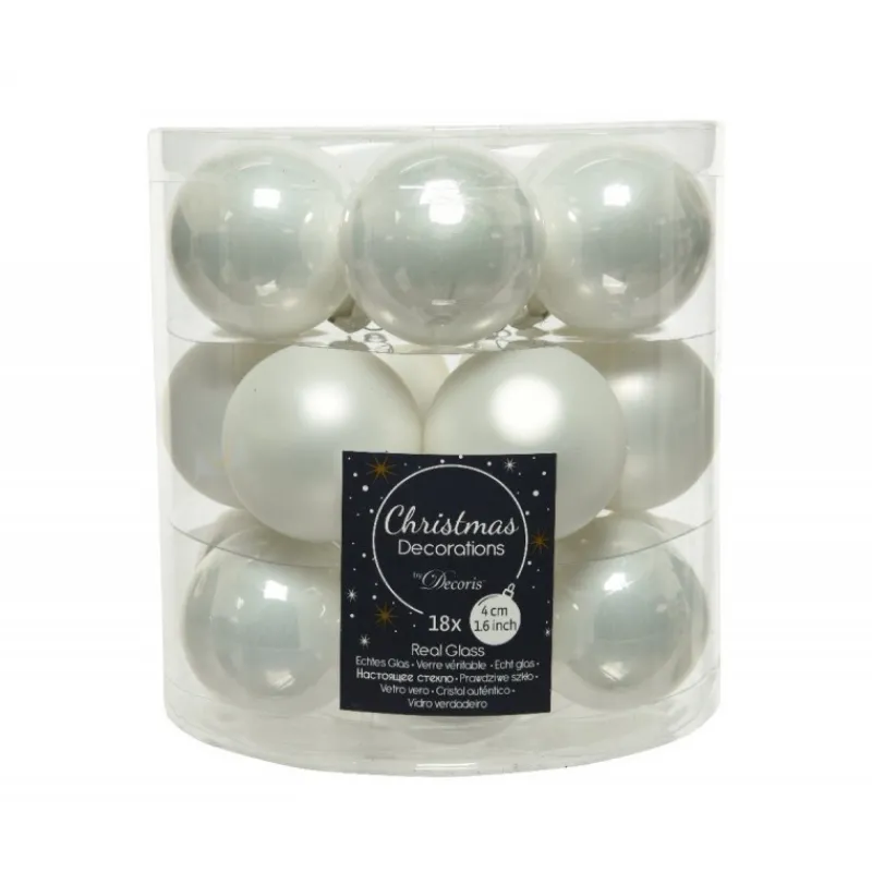 Mini palline in vetro da appendere. Set di 18-Kaemingk Hot