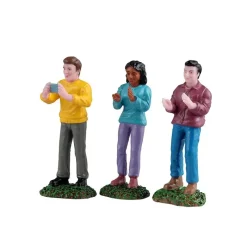 Music Festival Fans Set Of 3 Cod. 52521-Lemax Discount