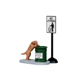 No Littering Set of 2 Cod. 14364-Lemax Sale