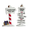 North Pole Signs Set of 2 Cod. 64455-Lemax Best
