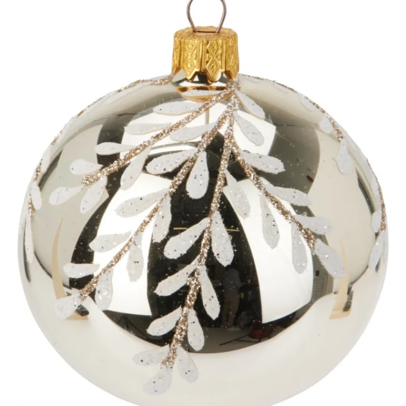 Palla di Natale in Vetro 80 Mm. Pezzo Singolo-Koopman Sale