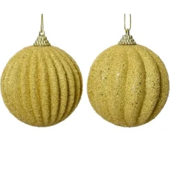 Pallina di Natale da Appendere in EVA color Oro Pezzo Singolo-Kaemingk Best