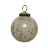 Pallina in vetro da appendere 7,5 cm oro.-Kaemingk New
