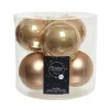 Palline di Natale da Appendere in Vetro 8 cm. Set di 6-Kaemingk New