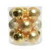 Palline di Natale in vetro da appendere 6 cm Oro e Perla. Set 15-Kaemingk Hot