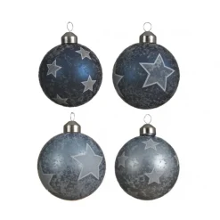 Palline in Vetro da Appendere dim 8 cm. Pezzo Singolo-Kaemingk Online